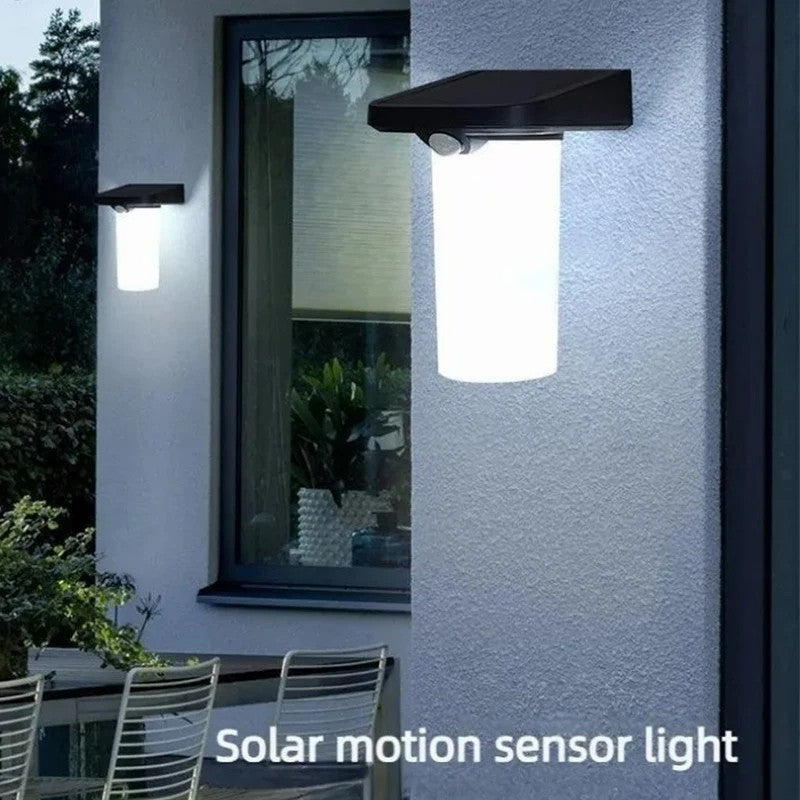 YH0620-PIR Solar Human Body Sensing Wall Lamp Waterproof Outdoor Garden Yard Light