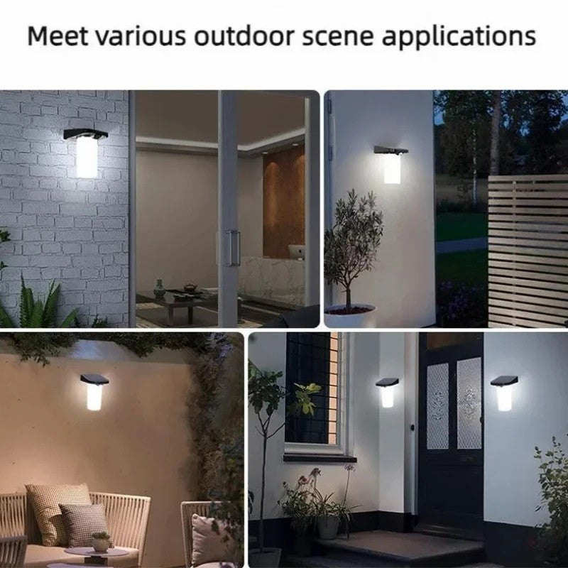 YH0620-PIR Solar Human Body Sensing Wall Lamp Waterproof Outdoor Garden Yard Light