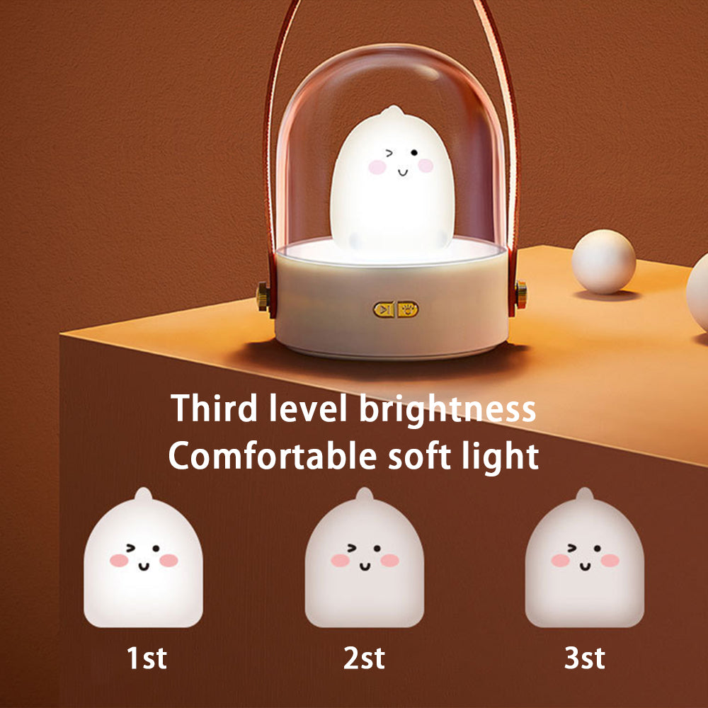 YPH-0119 Portable Pet LED Light Bluetooth Music Box 3D Night Light