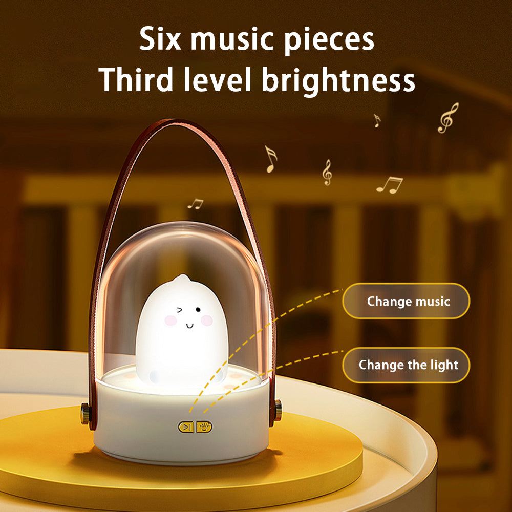 YPH-0119 Portable Pet LED Light Bluetooth Music Box 3D Night Light