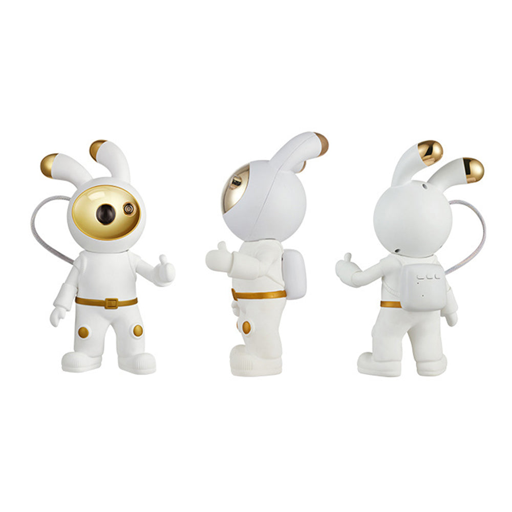 YPH-0125 USB Powered Night Light Space Rabbit Astronaut Projector Lamp for Bedroom