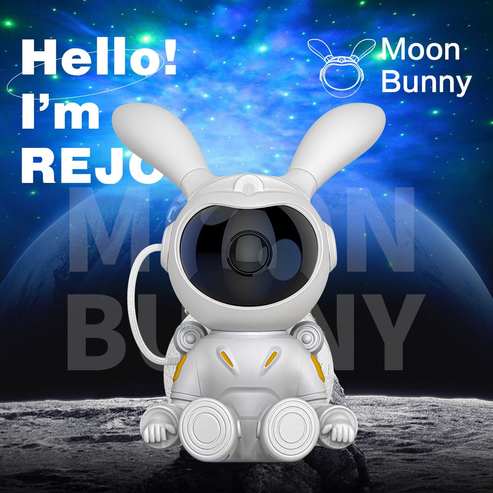 3W Bedside USB Night Light Moon Rabbit Laser Atmosphere Projection Lamp