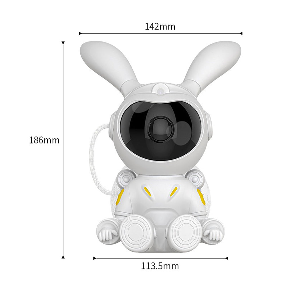 3W Bedside USB Night Light Moon Rabbit Laser Atmosphere Projection Lamp