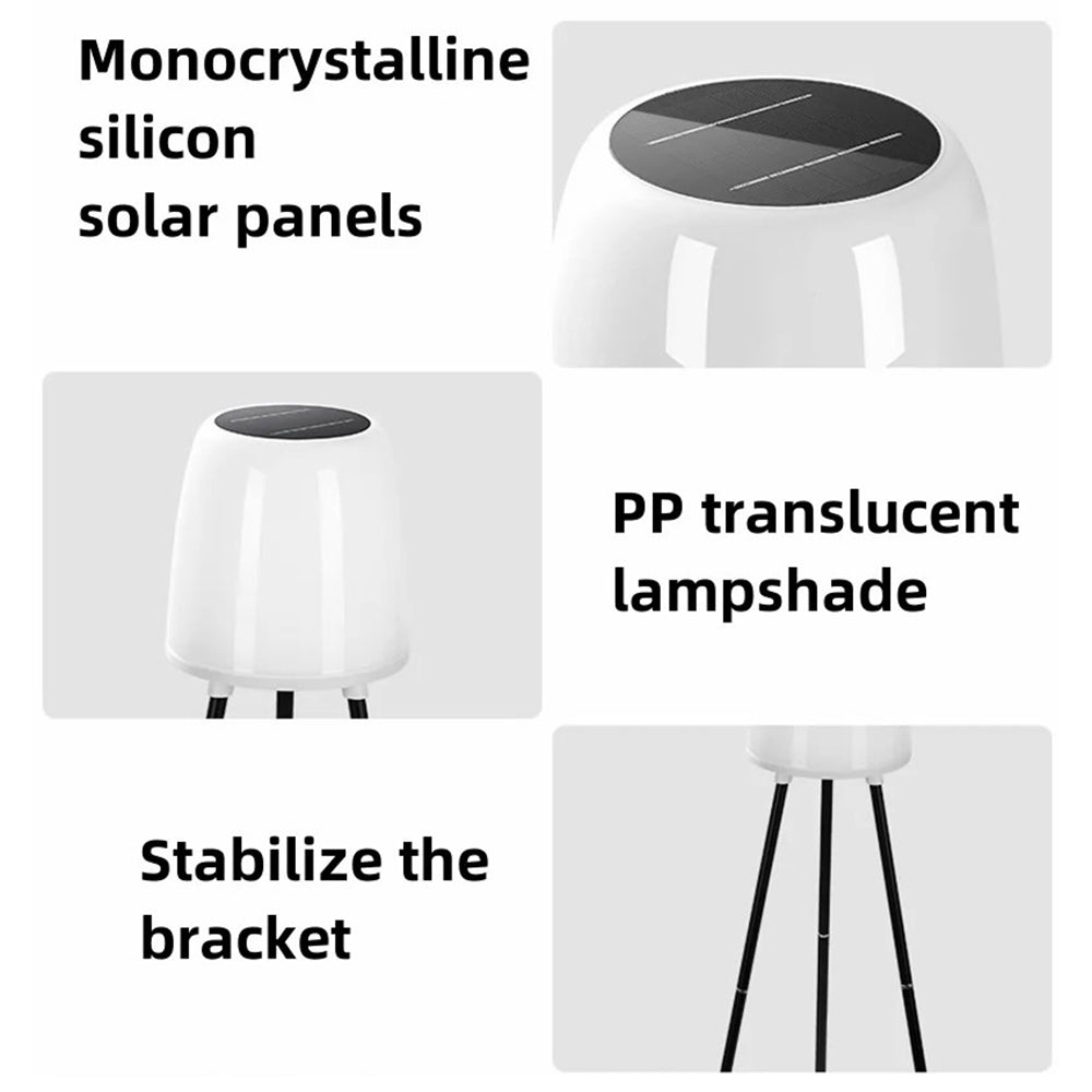 YH2401 Outdoor Solar Lights with Plant Stands Waterproof Garden Balcony Decorative Lamp