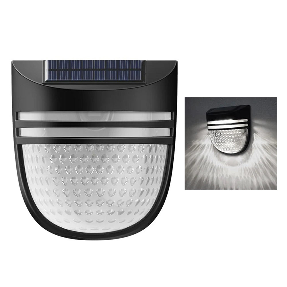 YH0613 Solar Fence Lights 2 Modes Waterproof Garden Lawn Lamp for Outside Patio Stairs Yard
