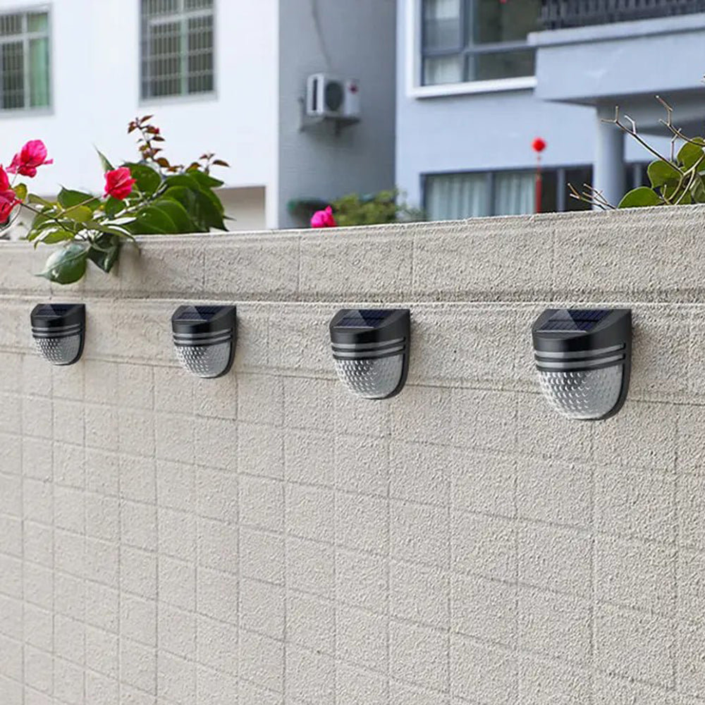 YH0613 Solar Fence Lights 2 Modes Waterproof Garden Lawn Lamp for Outside Patio Stairs Yard