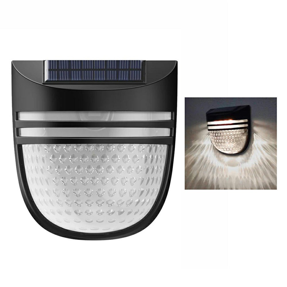 YH0613 Solar Fence Lights 2 Modes Waterproof Garden Lawn Lamp for Outside Patio Stairs Yard