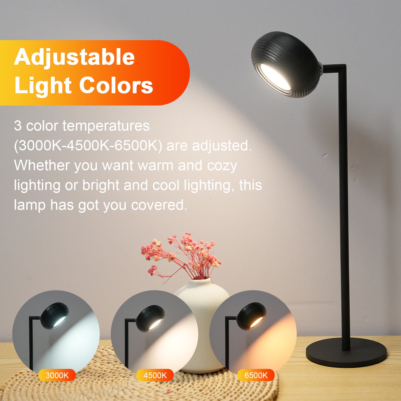ML-CX003 Magnetic Wall Light Rotation Design Table Lamp for Bedroom (CE RoHS FCC)