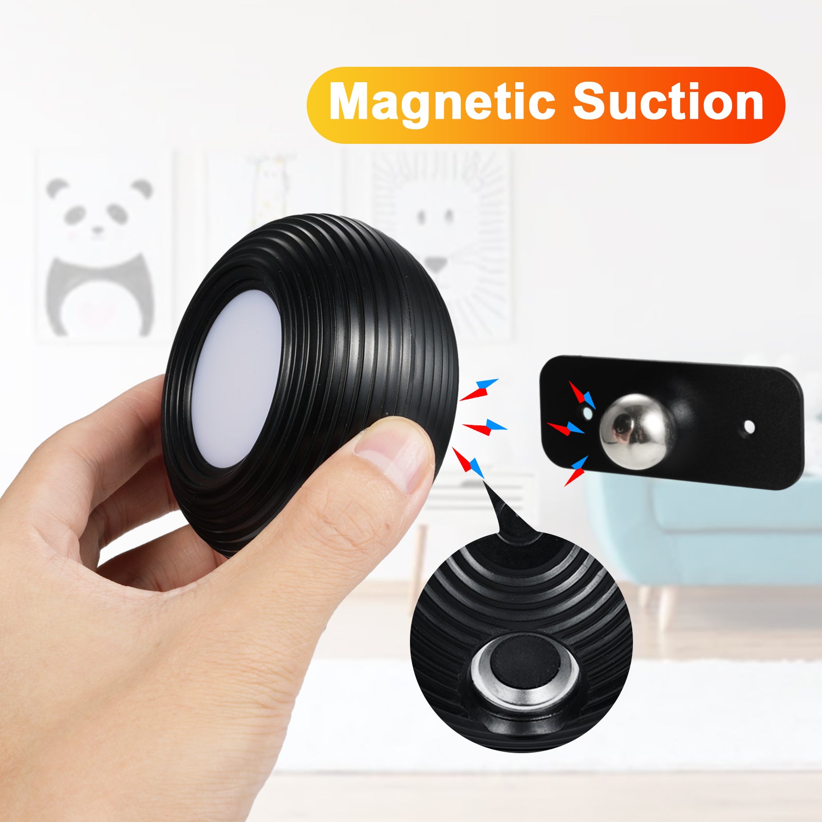 ML-CX002 2PCS Dimmable Magnetic Wall Lights Touch Control Home Lamps (CE RoHS FCC)