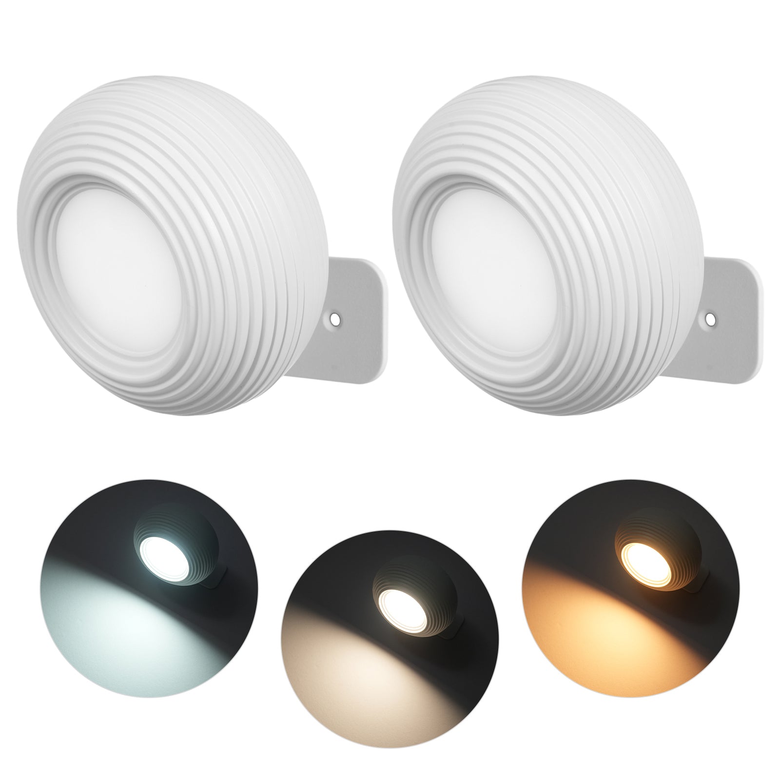 ML-CX002 2PCS Dimmable Magnetic Wall Lights Touch Control Home Lamps (CE RoHS FCC)