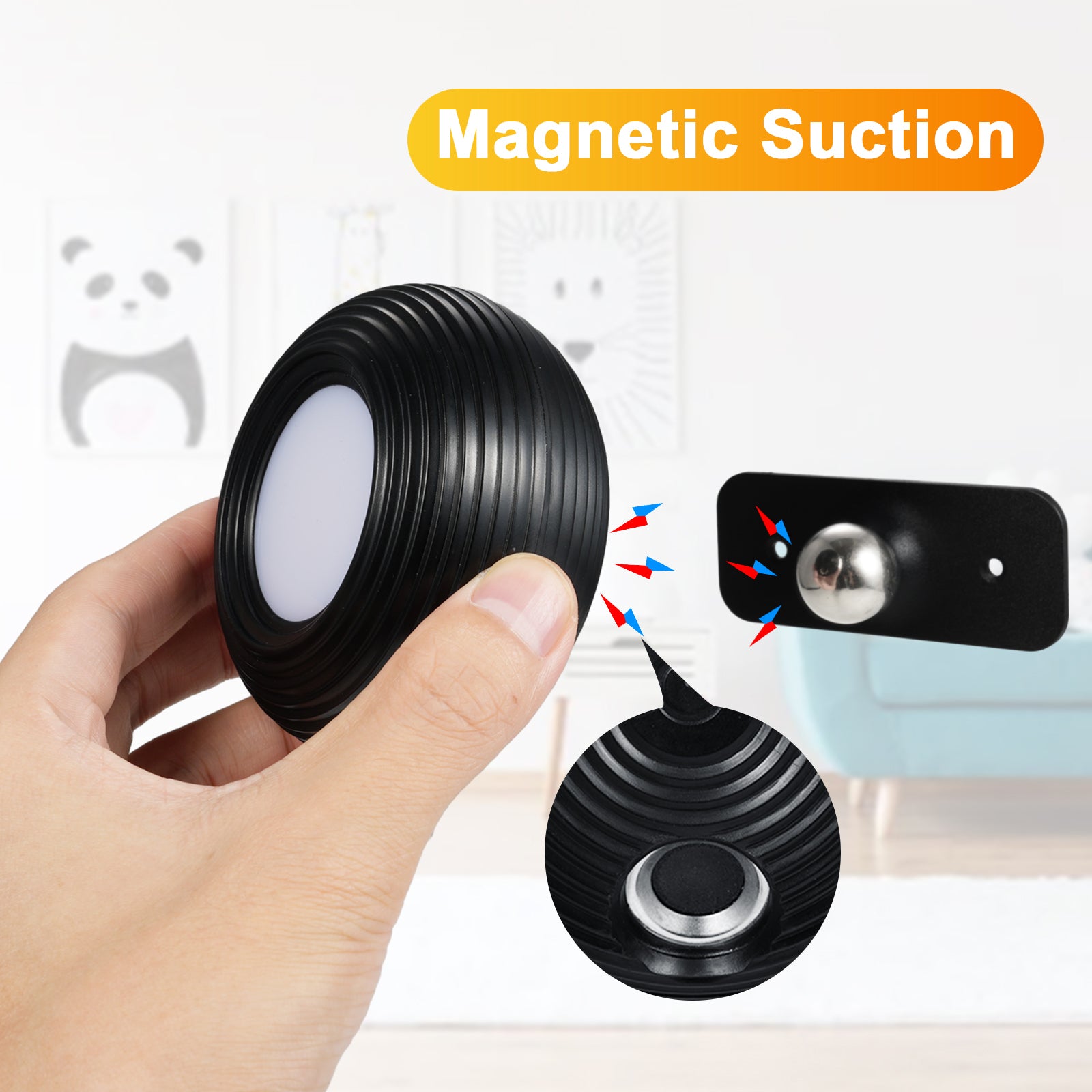 ML-CX001 LED Wall Mounted Light Magnetic Ball Dimmable Touch Control Home Decor Lamp (CE RoHS FCC)