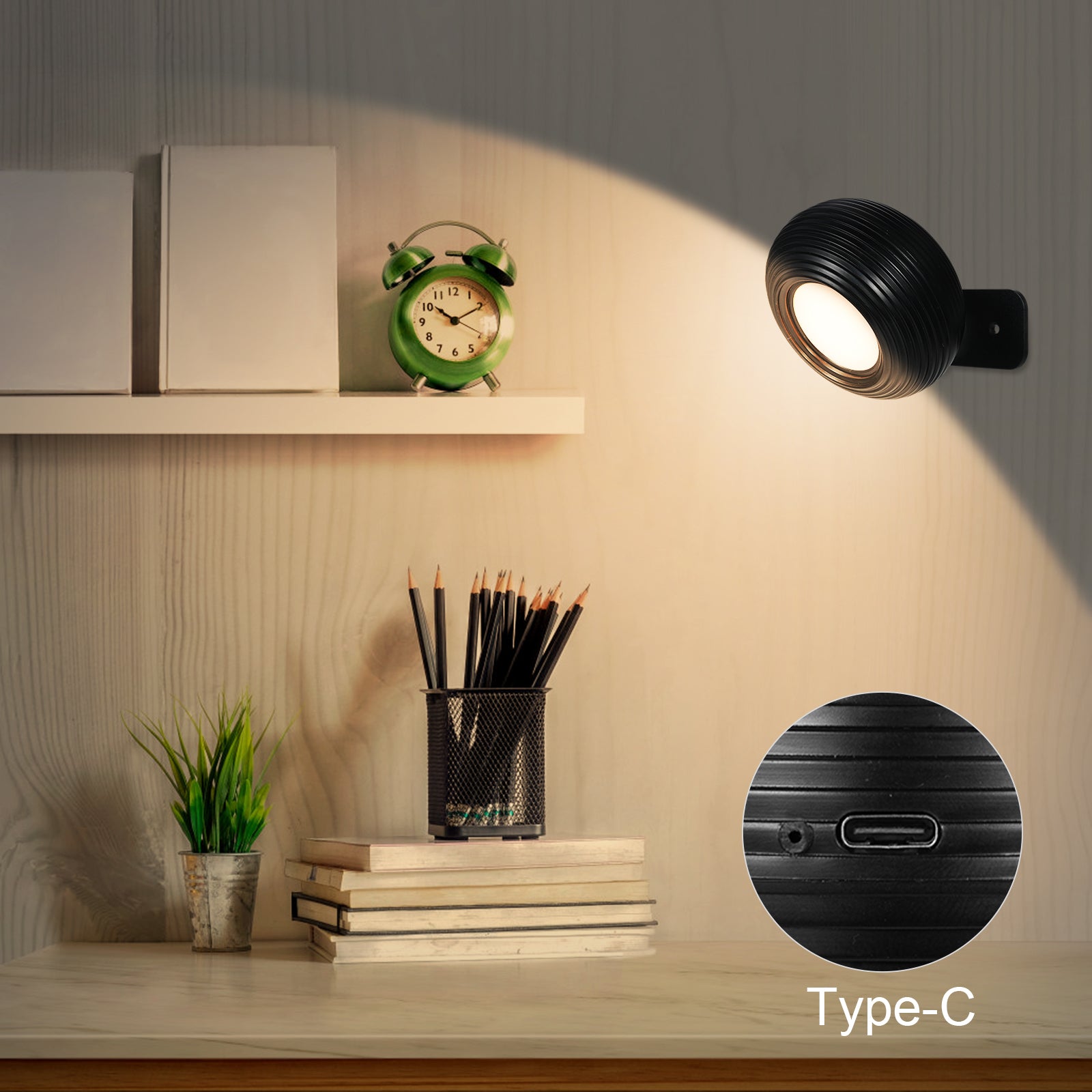 ML-CX001 LED Wall Mounted Light Magnetic Ball Dimmable Touch Control Home Decor Lamp (CE RoHS FCC)