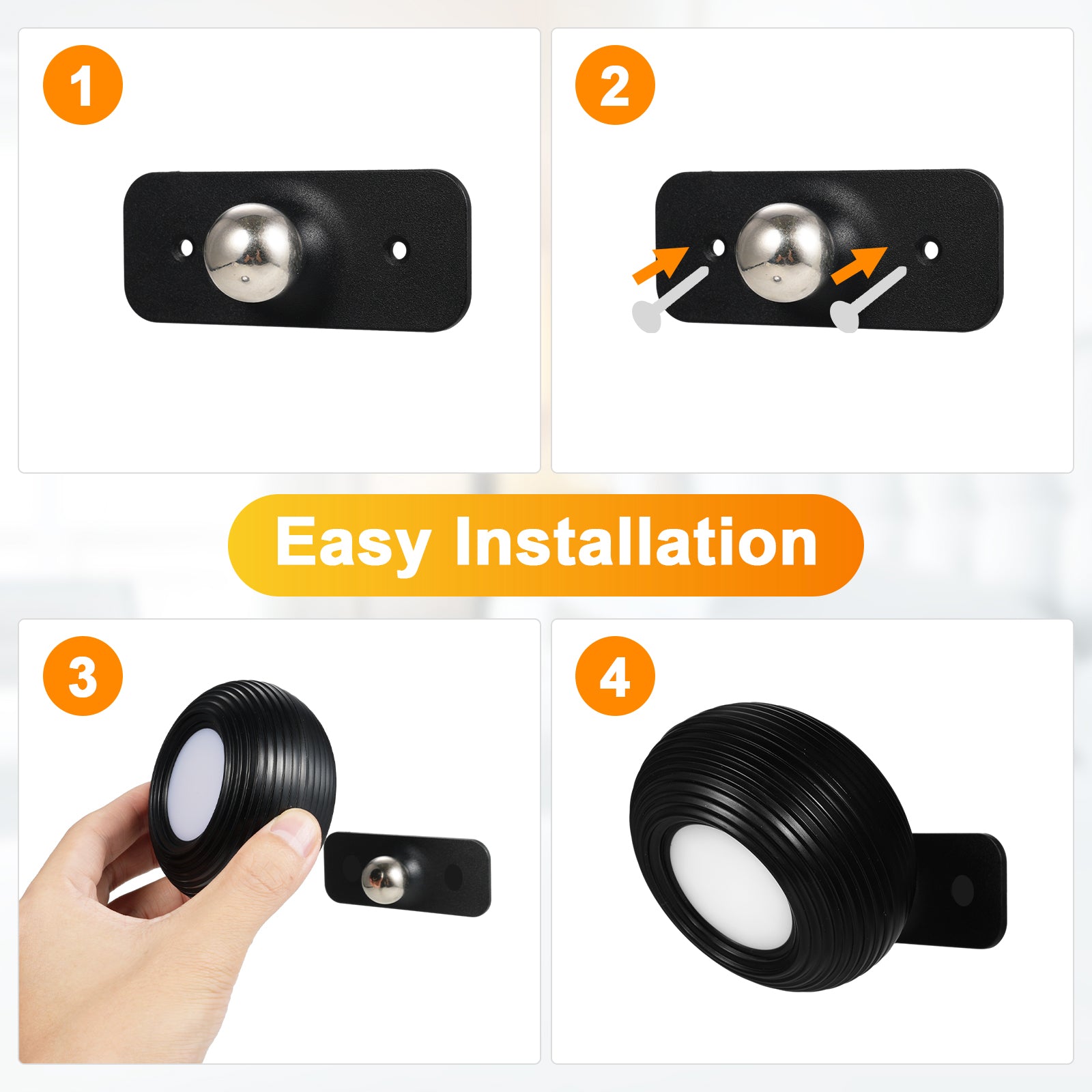 ML-CX001 LED Wall Mounted Light Magnetic Ball Dimmable Touch Control Home Decor Lamp (CE RoHS FCC)
