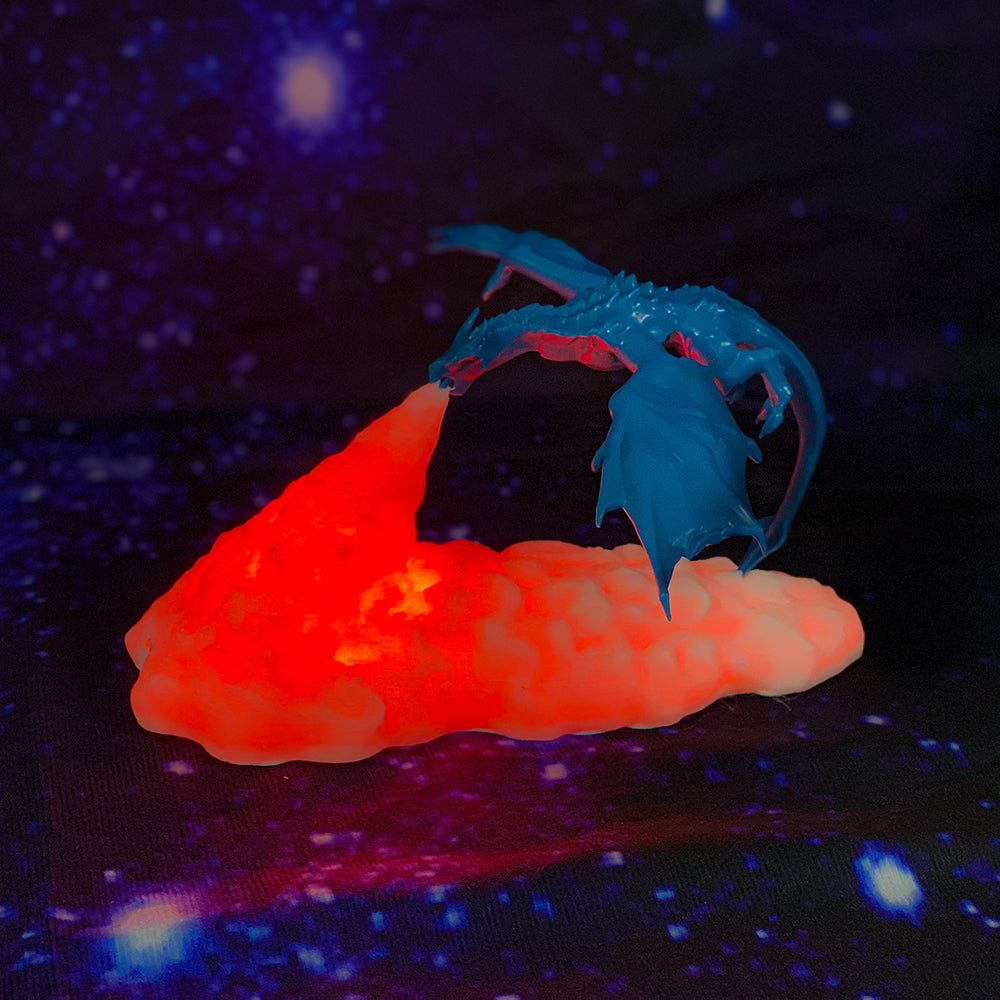 BDL2001-2002 Creative 3D Printing Lamp Dragon Design Night Light Home Decor