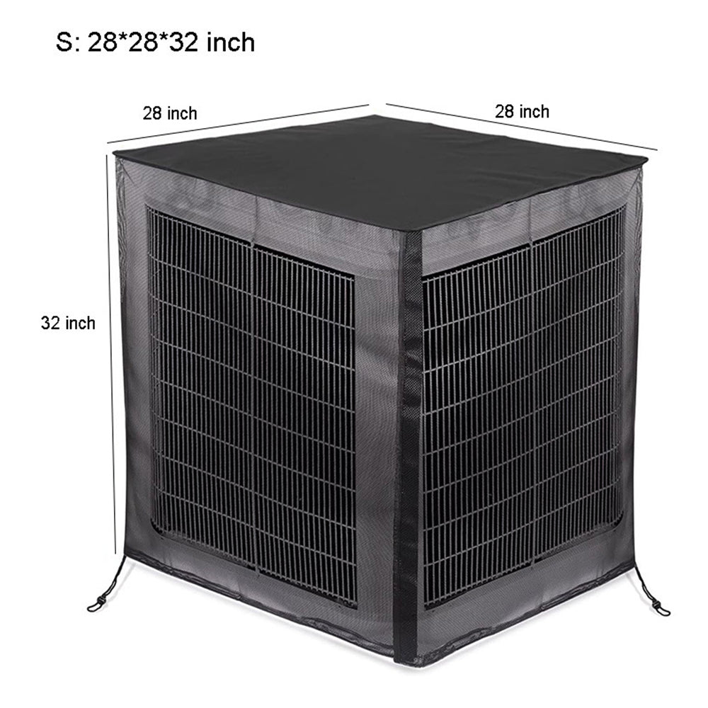 KG0268 Outdoor Snow-proof Air Conditioning Mesh Cover with Removable Top, Size S