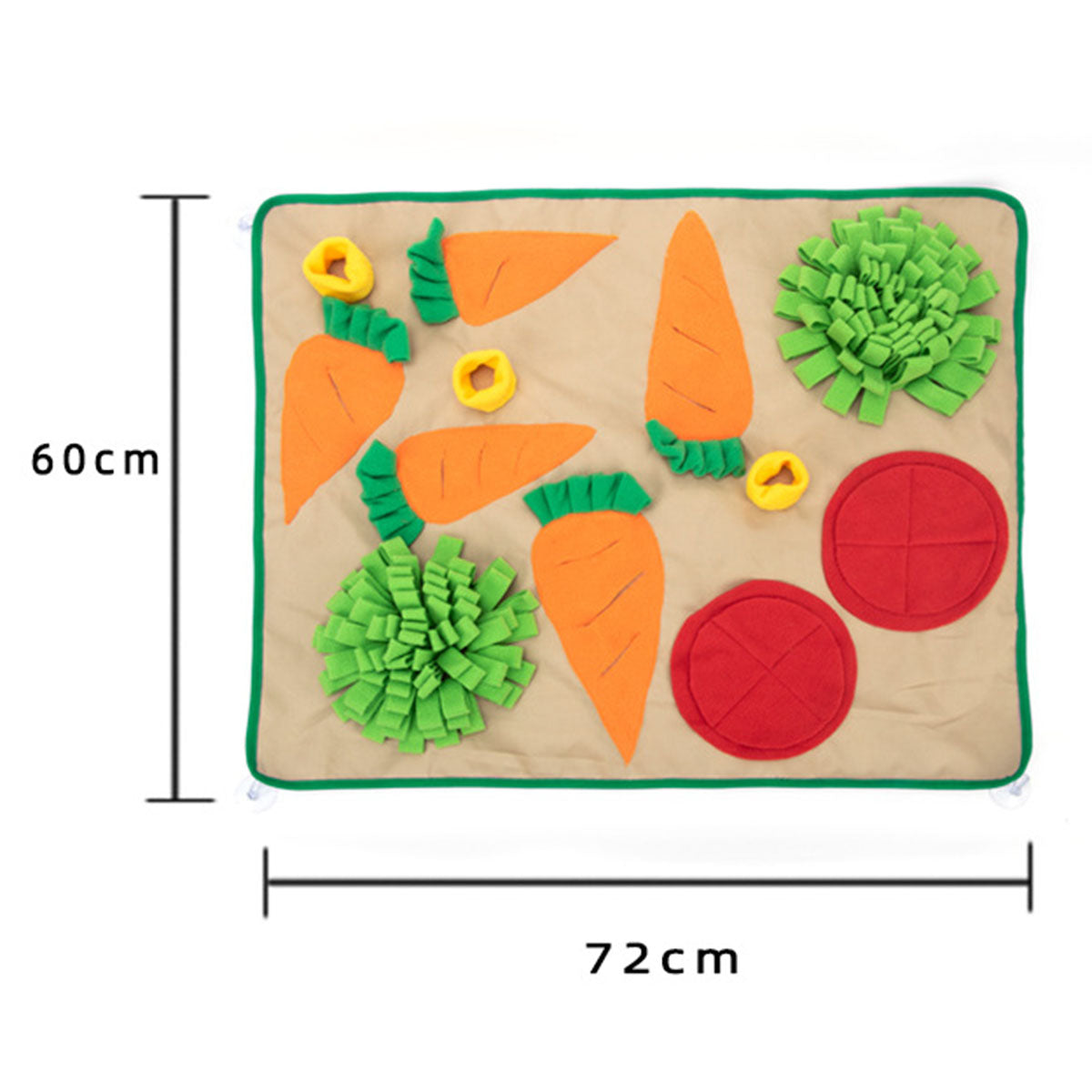 72*60cm Nose Work Blanket Pet Snuffle Mat Interactive Games Toys for Cats Dogs
