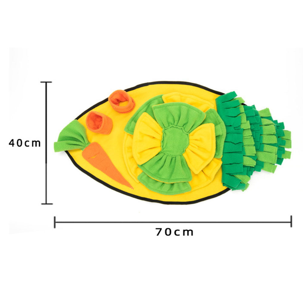70*40cm Foraging Puzzle Enrichment Toys Sniffing Training Snuffle Mat for Cats Dogs