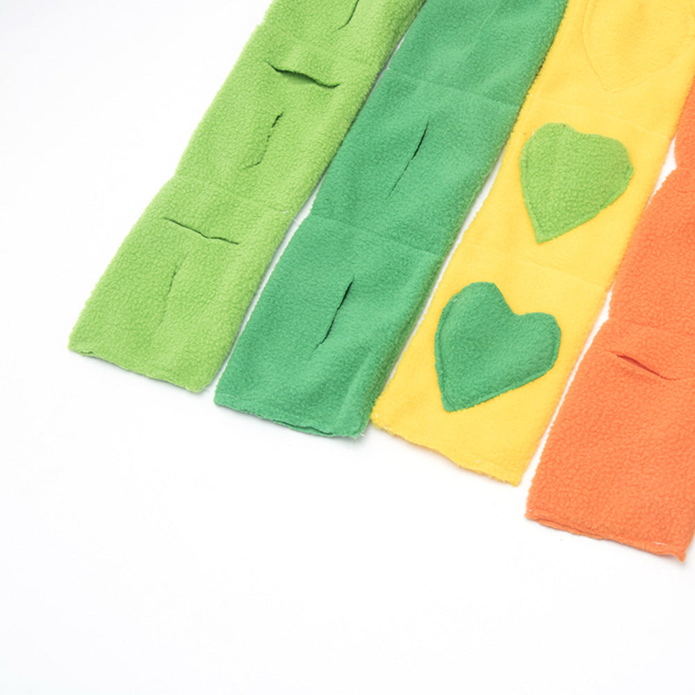 45x35cm Rainbow Shaped Interactive Puzzle Feeding Mat Snuffle Mat with 80*35cm Tails for Cats Dogs