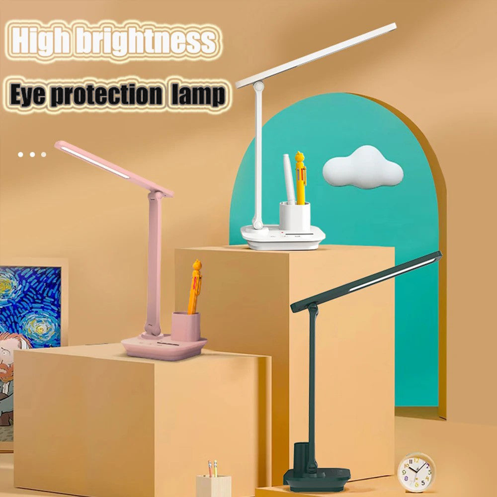 TB-87S LED Eye-Care Desk Study Lamp Bedside Night Light for Students USB Cable Powered