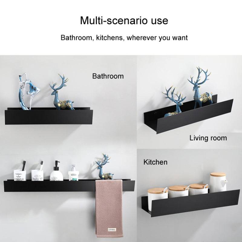 5304 30cm Bathroom Kitchen Storage Shelf Aluminum Wall Mounted Storage Rack