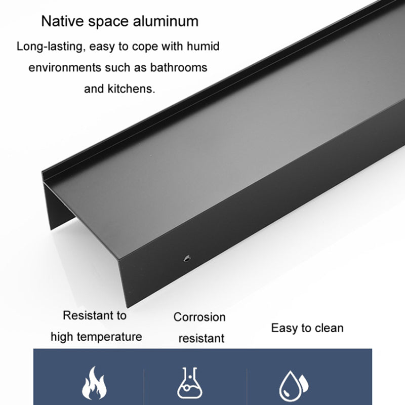 5304 60cm Simple Bathroom Kitchen Wall Mounted Aluminum Storage Rack