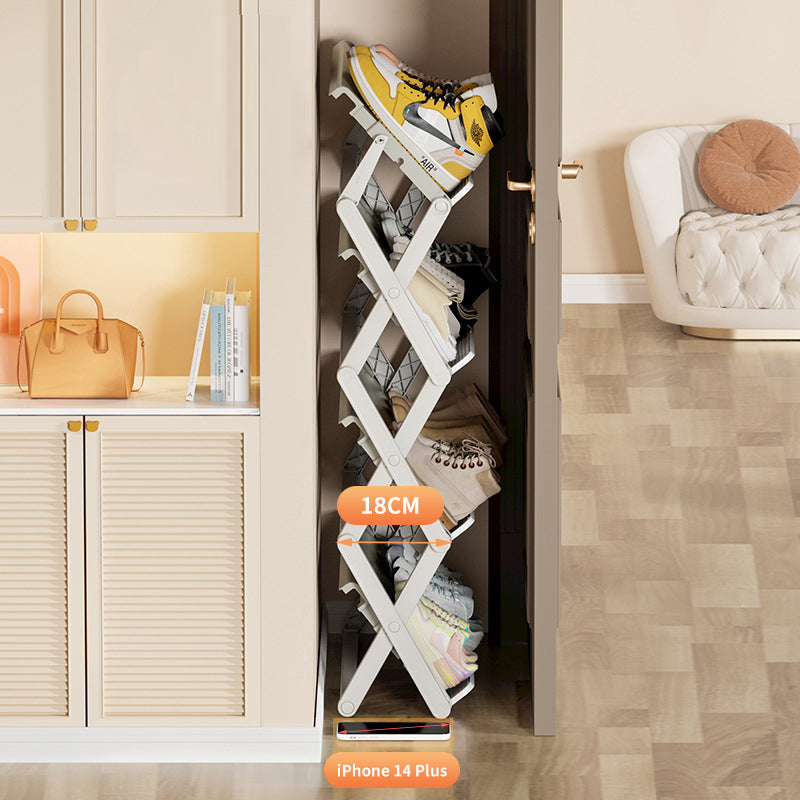 ZY-DF024 Foldable 4 Layer Shoe Rack Space Saving Home Dormitory Shoes Holder