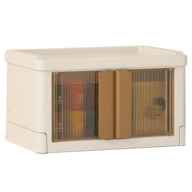 ZY-HE075 Foldable Transparent Plastic Storage Box (No Installation Required)