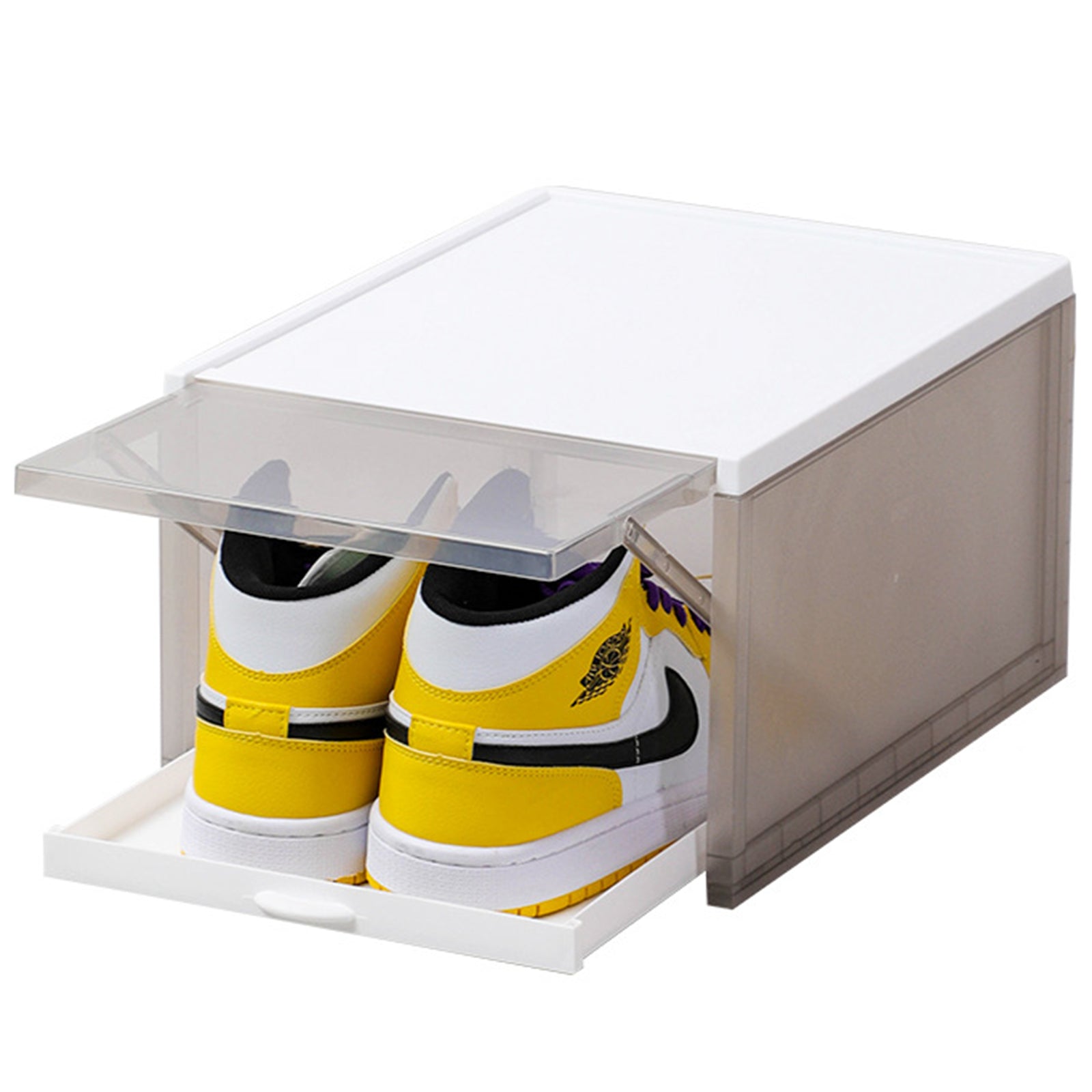 ZY-DF008 Large Dust-proof Shoe Storage Box Drawer-type PP Shoes Storage Case