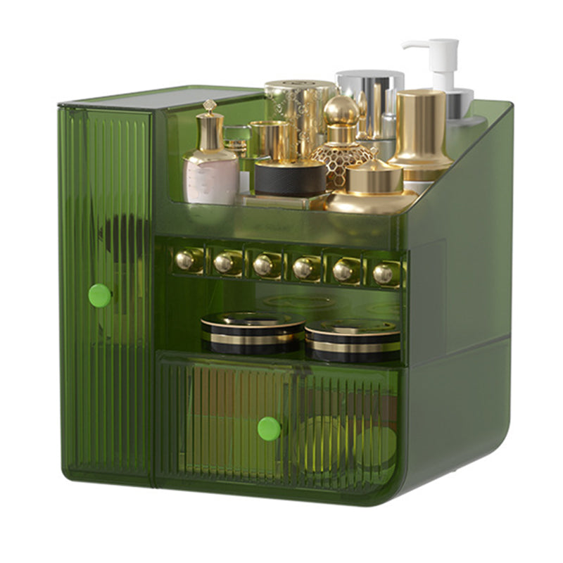 ZY-HZ010 Desk Multi-Layer Cosmetics Storage Box Dustproof Skincare Product Organizer
