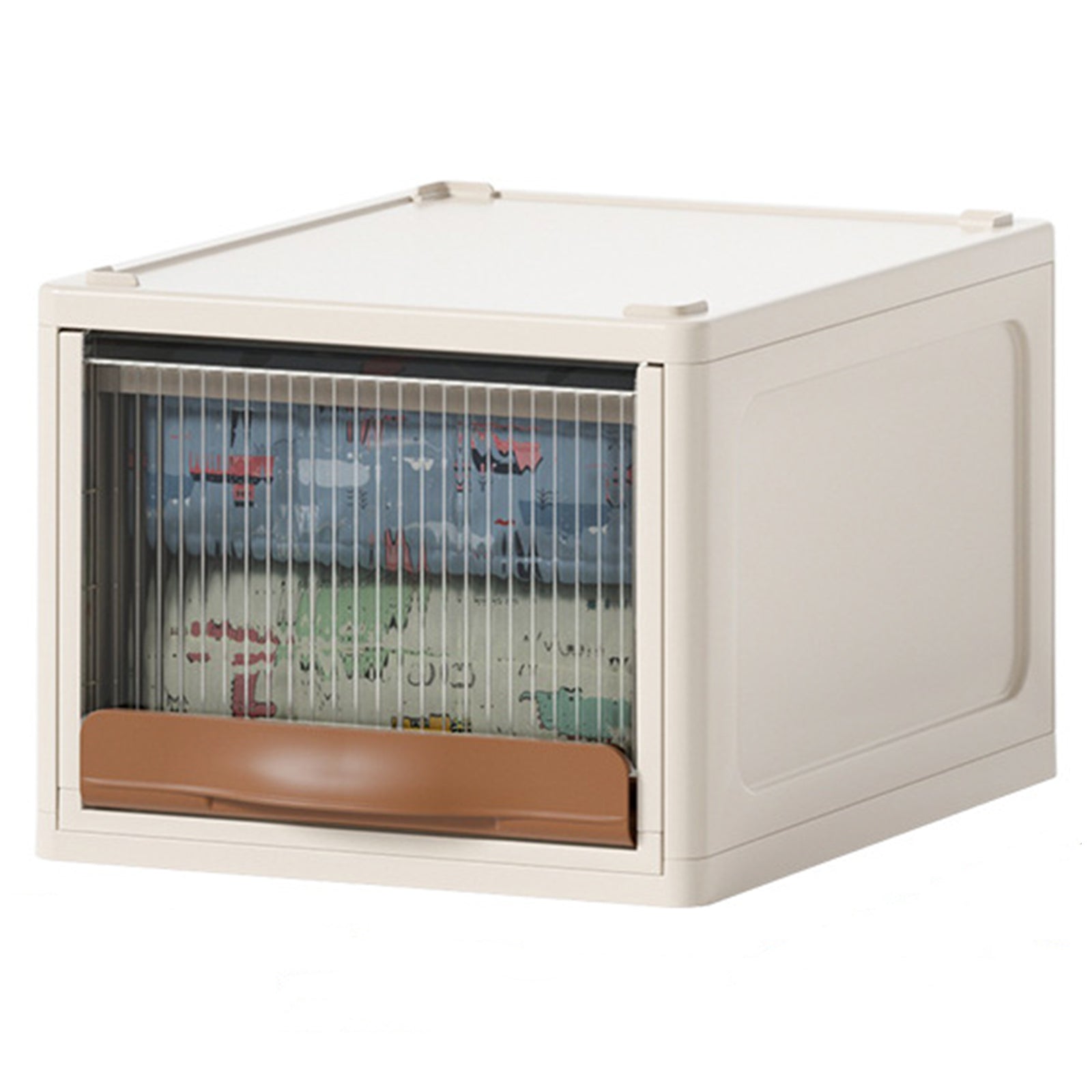 ZY-HE073 Size L Plastic Drawer Type Storage Box Snack Toy Clothes Organizer