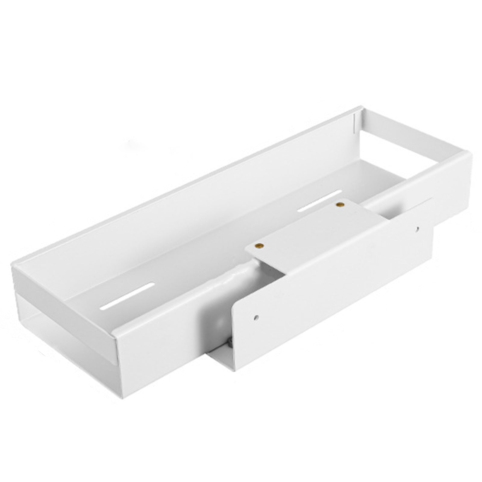 Size S Wall-Mounted Kitchen Organizer Sliding Storage Box Carbon Steel Organizer 35x12.5x5cm