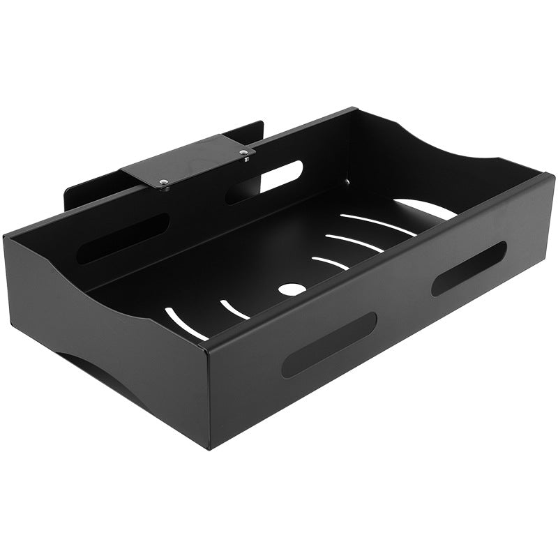 Carbon Steel Kitchen Organizer Wall-mounted Sliding Storage Box Size L