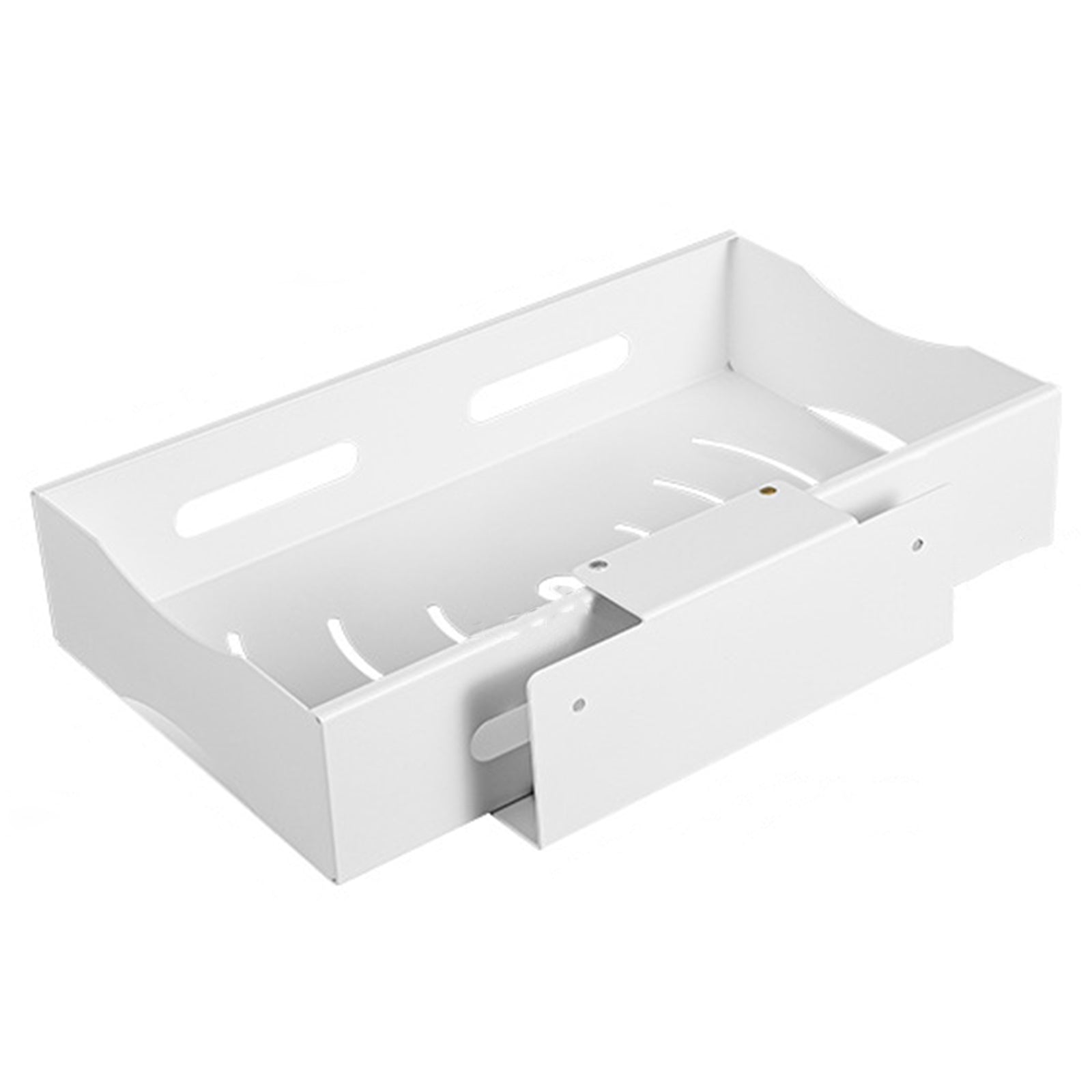 Carbon Steel Kitchen Organizer Wall-mounted Sliding Storage Box Size L
