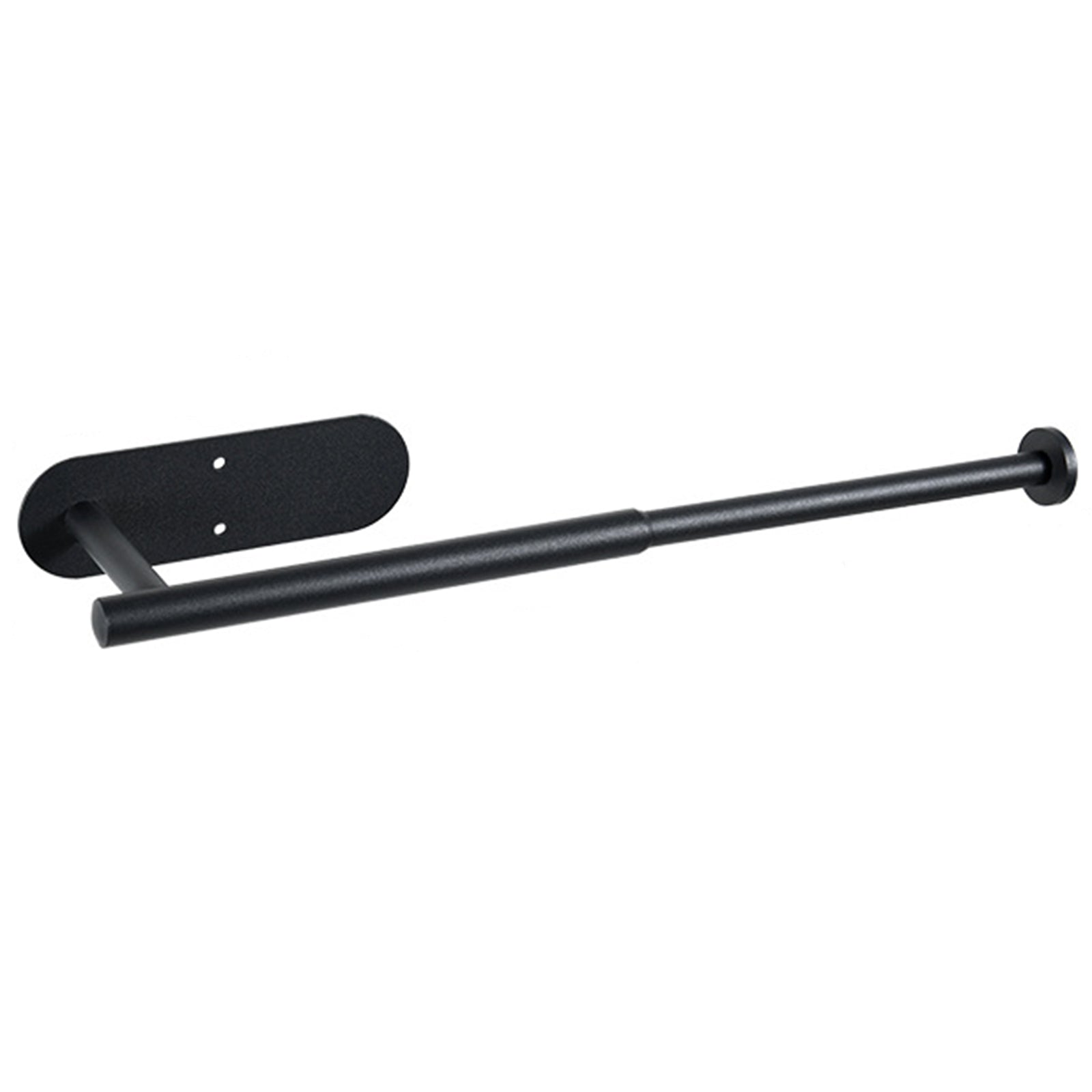 Drill Free Wall-Mounted Carbon Steel Adhesive Telescopic Hat Organizer Rack