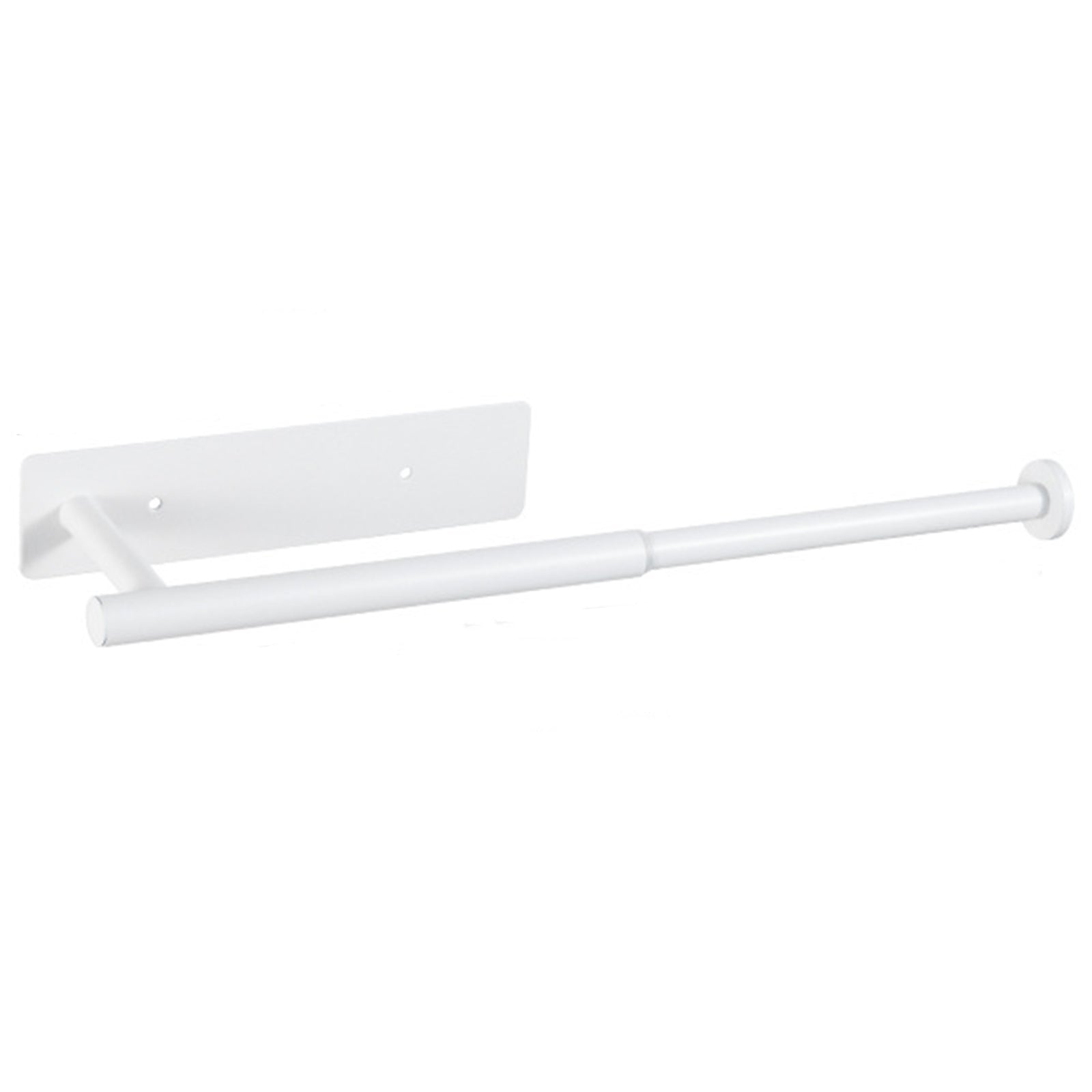 Drill Free Wall-Mounted Carbon Steel Adhesive Telescopic Hat Organizer Rack