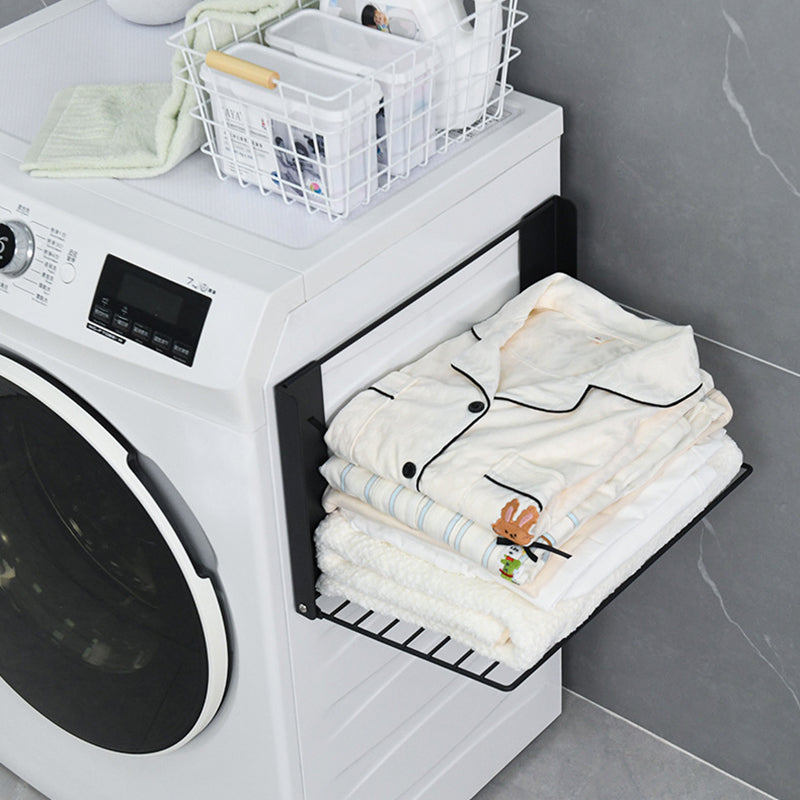 Space Saving Magnetic Folding Dirty Clothes Holder Carbon Steel Storage Rack