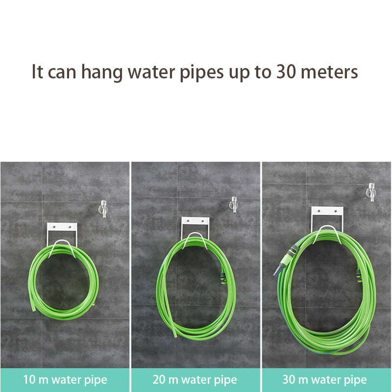 Water Hose Hanger Garden Wall Mounted Hose Holder Hook Water Pipe Storage Rack