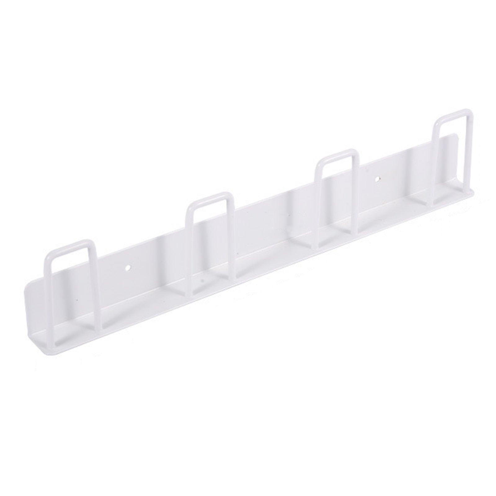 4-Hook Carbon Steel Organizer Rack Drill Free Wall Mounted Cup Holder