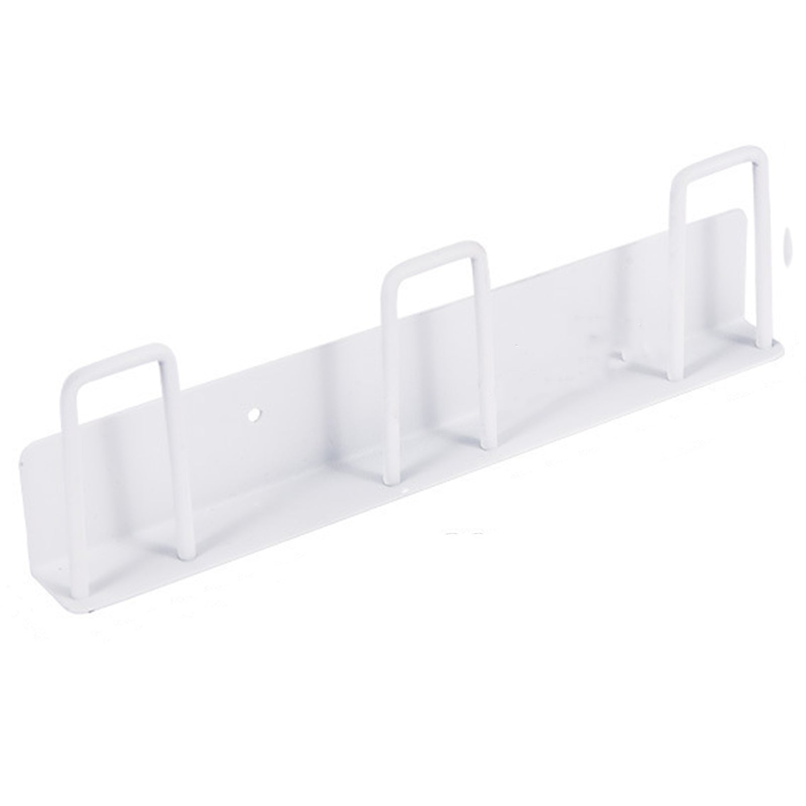 Drill Free 3-Hook Carbon Steel Wall Mounted Cup Holder Organizer Rack