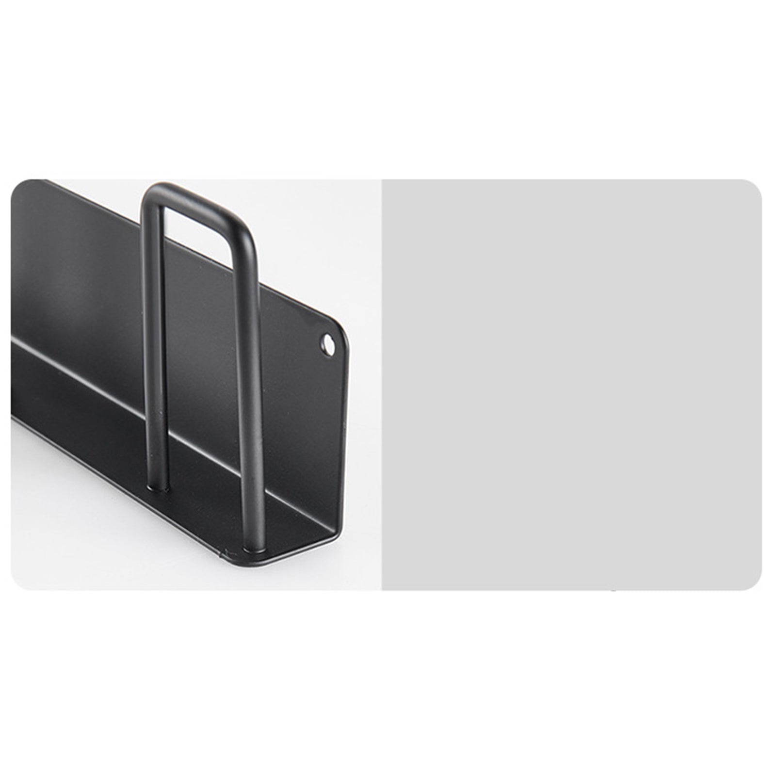 Drill Free 3-Hook Carbon Steel Wall Mounted Cup Holder Organizer Rack
