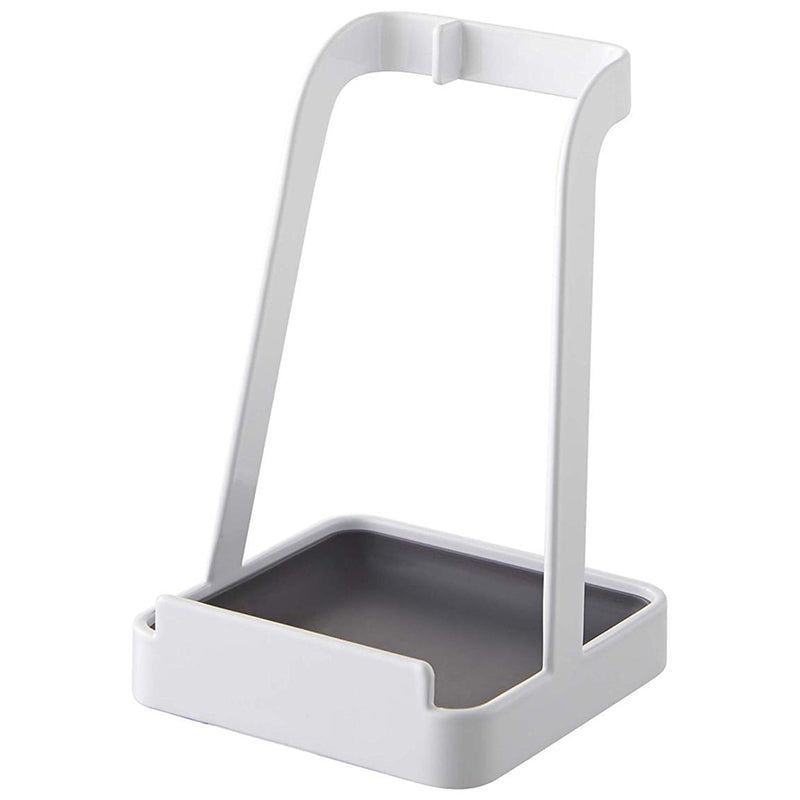 Pot Lid Stand Holder Carbon Steel Kitchen Pan Cover Soup Ladle Storage Rack
