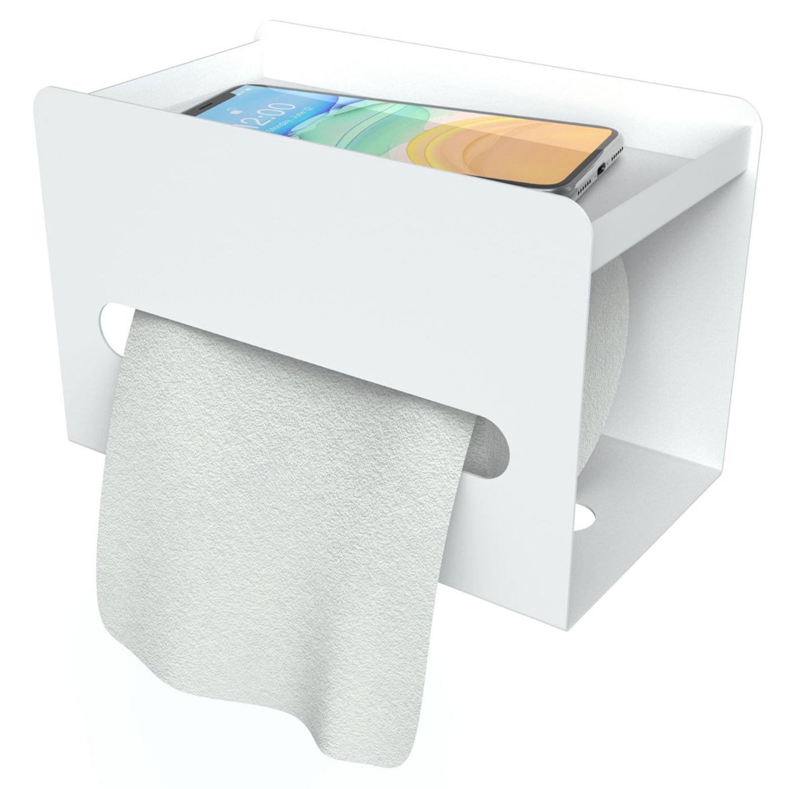Multifunction Punch-free Magnetic Home Tissue Box Carbon Steel Tissue Storage Box