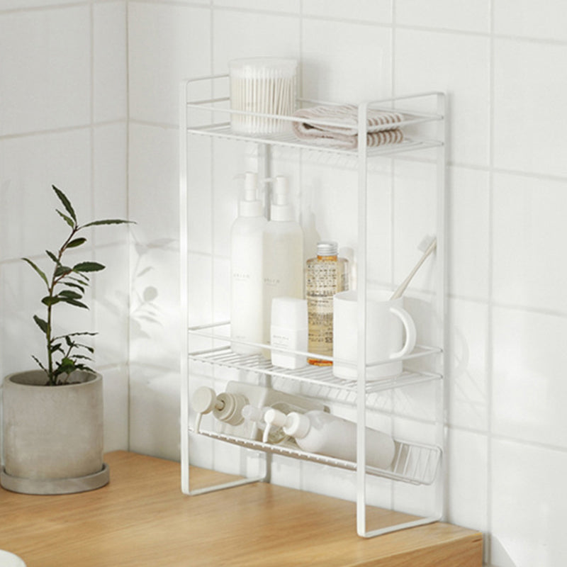 3 Tier Storage Trolley Metal Storage Shelving Units Multipurpose for Bathroom Kitchen
