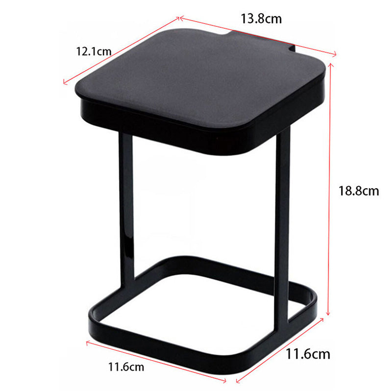 Flip Lid ABS+Metal Trash Bag Holder Kitchen Living Room Rubbish Bag Storage Rack