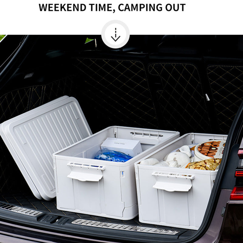 Sundries Organizer Container Multifunction Foldable Plastic Storage Box 49x34x23.5cm
