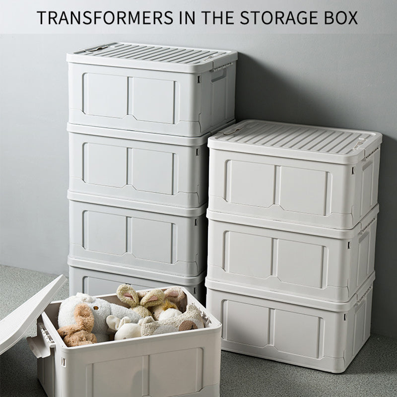 Sundries Organizer Container Multifunction Foldable Plastic Storage Box 49x34x23.5cm