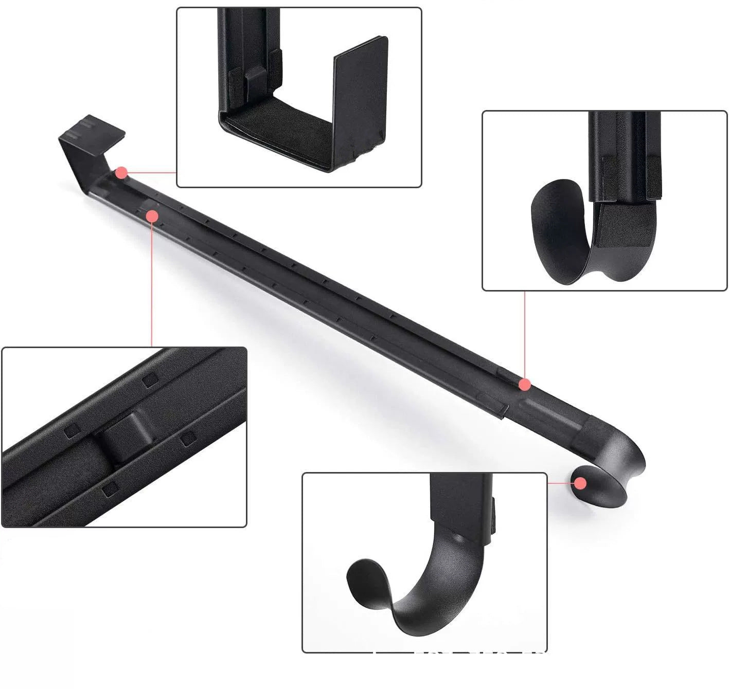 Christmas Wreath Hook Telescopic Hanger Removable Over The Door Storage Rack
