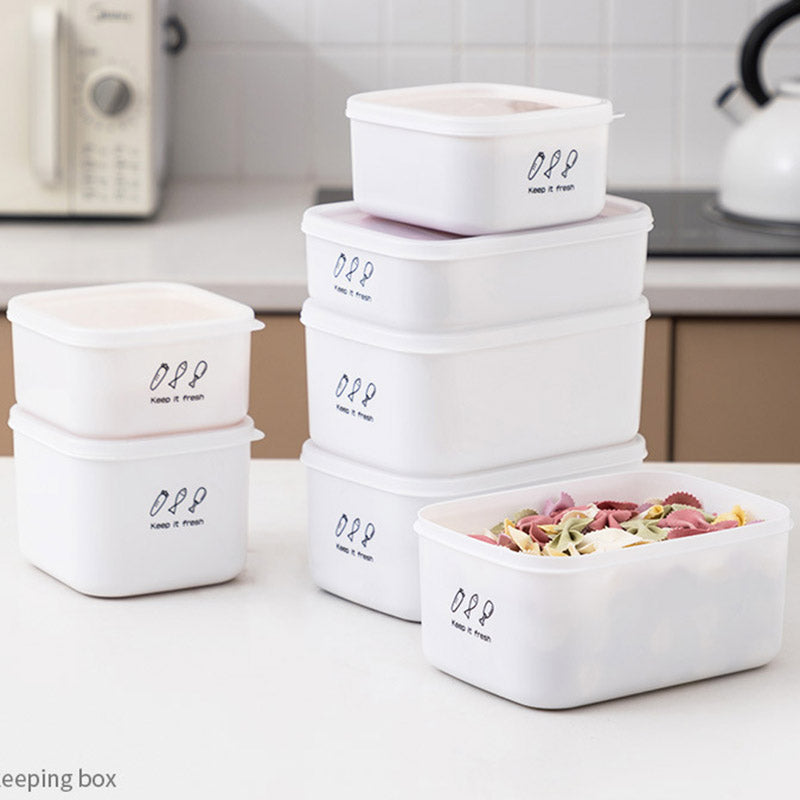1000ML Refrigerator Organizer Bin Food Storage Container PP+PE Box (BPA-Free, No FDA)