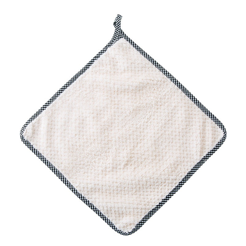25x25CM Coral Fleece Kitchen Towel Dishcloth Dish Washing Towel