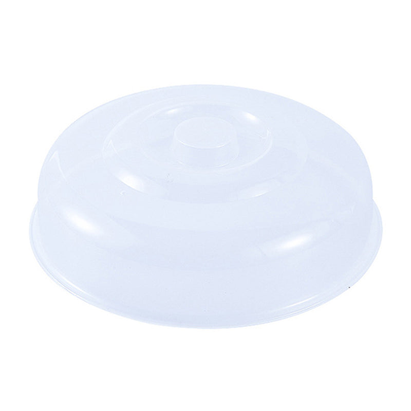 23x23x6.5CM Clear PP Splatter Microwave Plate Guard Cover for Food (BPA-Free, No FDA)